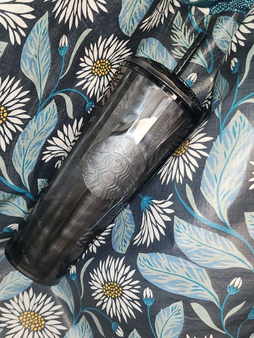 Starbucks Smoky Gray Ombre Reusable Tumbler with Straw